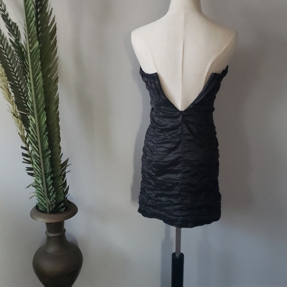 BCBGMAXAZRIA strapless black and white mini dress NWT - Picture 6 of 8